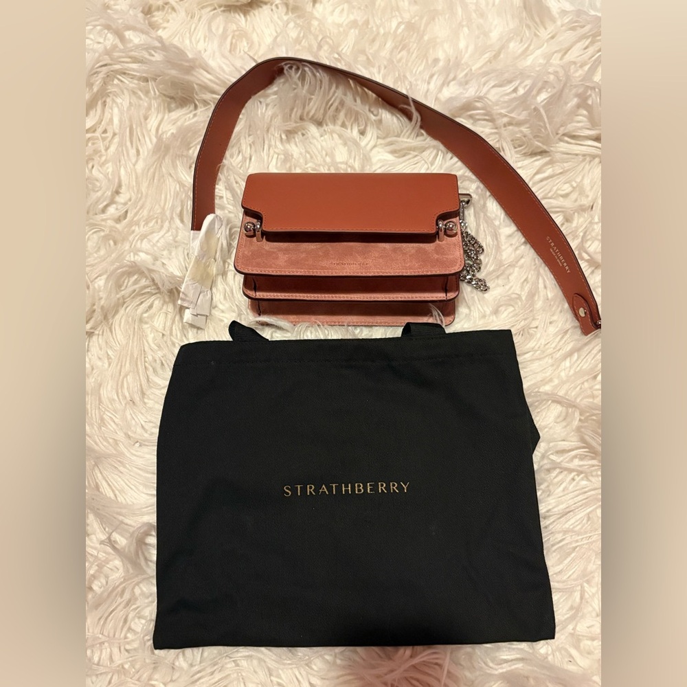 Strathberry East/West Stylist Burnt Orange